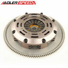 ADLERSPEED RACING &amp; STREET TWIN DISC CLUTCH FOR 2006-2015 HONDA CIVIC 1.8L R18A1