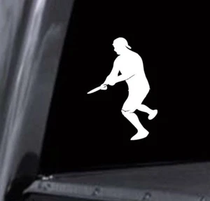Disc Golfer Throwing Disc Golf Vinyl Decal Sticker for Car Window, Wall, Laptop - Picture 1 of 4