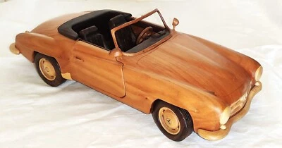 Modellino MERCEDES 190SL 1955 scala 1:12 legno 3 Colori fatta a mano in Italia - Immagine 1 di 4