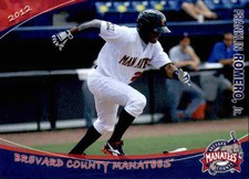 2012 Brevard County Manatees Grandstand 23 Franklin Romero, Jr Manhattan NY Card