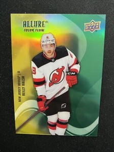 22-23 UD Allure Hockey Rookie Color Flow Yellow-Green SF-9 Reilly Walsh