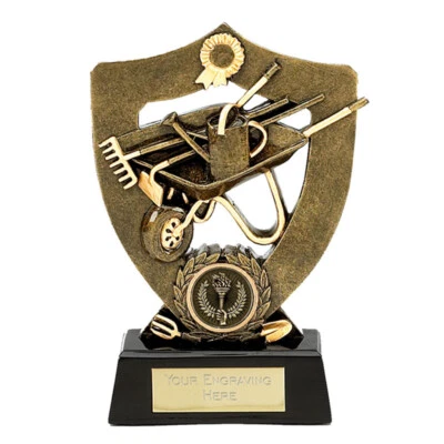 CNC GROUP Scudo Celebrazione Personalizzato Inciso Giardinaggio Grande Giocatore Premio Squadra