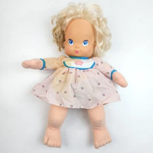 Phace Toys Vintage 1995 blonde sprechende Baby Puppe kitzelnde Zehen Schweinchen Sammlerstück - Bild 1 von 11