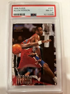 1996 Fleer Allen Iverson Tc PSA 8 - Bild 1 von 2