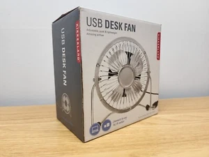 USB Fan Desktop Small Mini Table Quiet Portable Personal Cooling Kirkland Fan - Picture 1 of 6