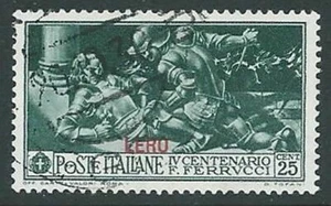 1930 EGEO LERO USATO FERRUCCI 25 CENT - U26-10 - Picture 1 of 1