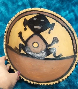 Native American Anasazi REPLICA Polychrome Bowl Pottery - Bild 1 von 8