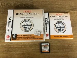 More Brain Training Dr Kawashima Nintendo DS 2DS 3DS Videojuego Manual PAL - Imagen 1 de 1