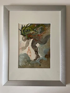 Original Salvadore Dali, Hölle 31 Lithografie Göttliche Komödie neu gerahmt - Bild 1 von 5
