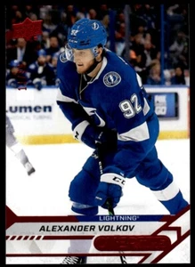 2020-21 Upper Deck Overtime Red Foil Alexander Volkov /99 Tampa Bay Lightning - Picture 1 of 2