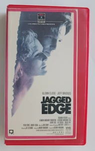Vintage VHS Tape Jagged Edge Movie-Glenn Close/Jeff Bridges - Foto 1 di 2