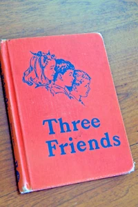Vintage Lehrbuch/DREI FREUNDE/Gesundheit & Entwicklung/Scott Foresman/1948/Klasse 2 - Bild 1 von 7