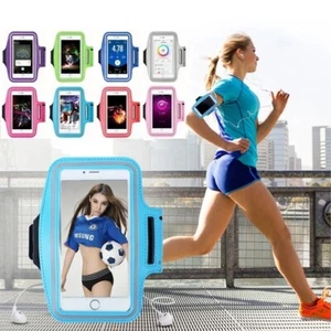 Sports Arm Band Mobile Phone Holder Bag Running Armband Exercise for all Phones - Picture 1 of 6