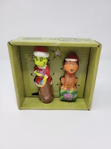 Dr.Suess Il Grinch e Max Natale Vacanze Sale e Pepe Shaker NUOVO - Foto 1 di 5