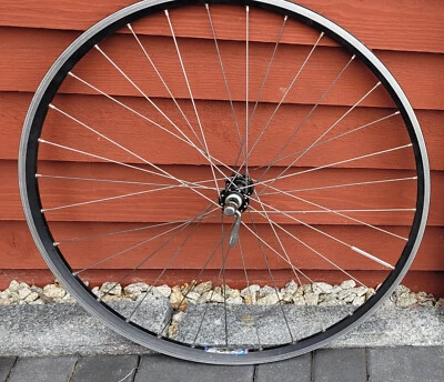 Vorderrad 28 Zoll Shimano Hohlkammer schwarz von einem Cube Fahrad - Bild 1 von 2