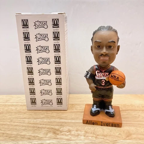 ALLEN IVERSON Philadelphia 76ers Limited Edition 2002 Bobblehead (Black Jersey) Cover