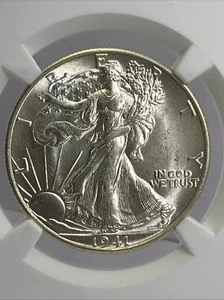 1941 D 50C NGC MS 64 Walking Liberty Half Dollar - Picture 1 of 9