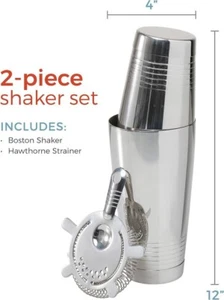Fortessa Crafthouse Classic Collection Shaker Set - Picture 1 of 3