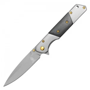 8" Black Pocket Knife - Picture 1 of 4