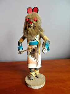Vintage Kachina Doll, 1990's, Bear, signed by EW, 11" - Picture 1 of 8
