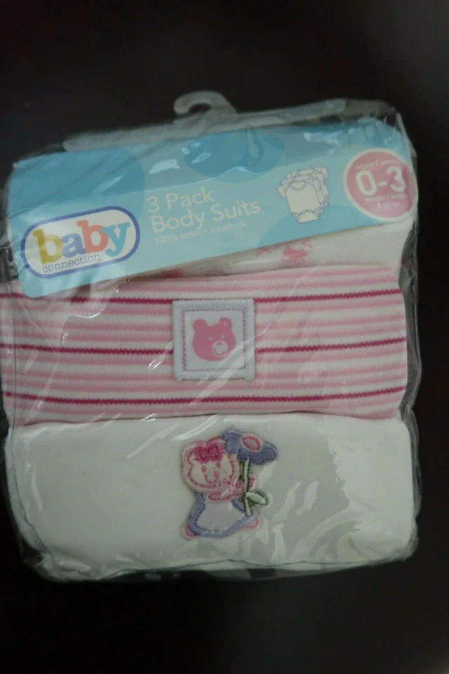 3 TRAJES CORPORALES PACKGIRL ONSIS 0-3 MESES 8-12 LIBRAS POR CONEXIÓN BEBÉ Foto 1 de 3