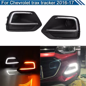 Daytime Running Lights LED DRL Fog Lamp Replacement Bumper For Chevrolet Trax - Picture 1 of 12