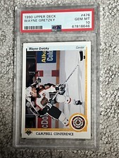 PSA 10 GEM MINT HOCKEY CARD 1990 UPPER DECK WAYNE GRETZKY ALL-STAR LA KINGS