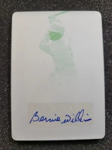 Bernie Williams 2021 IMMACULATE PRINTING PLATE AUTO #D 1/1 NEW YORK YANKEES! - Picture 1 of 2