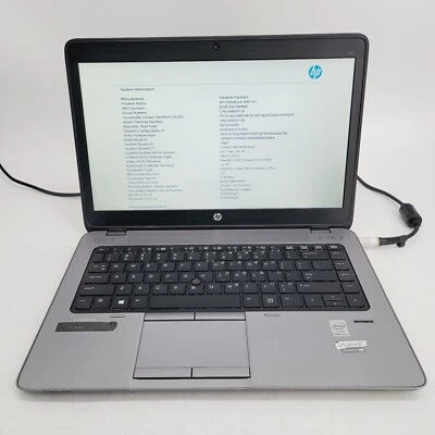 HP EliteBook 840 G1 Core i5-4300U 1.9GHz 8GB RAM 180GB SSD 14" ***Arranque a Bios Foto 1 de 4