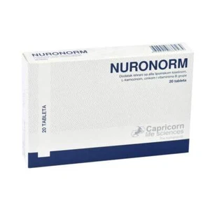 Nuronorm 20 tablets the necessary dose of alpha lipoic acid and B vitamins - Picture 1 of 1