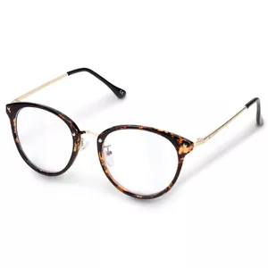 Retro Brille ohne Stärke Damen Herren 50er Nerd Computer Brille - Bild 1 von 7