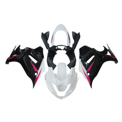 Black White Fairing Kit For Suzuki GSX650F Katana 2008-2013 Injection Bodywork Foto 1 de 4
