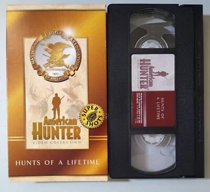 American Hunter NRA - Hunts Of A Lifetime - Hunting Video VHS Tape - Picture 1 of 2