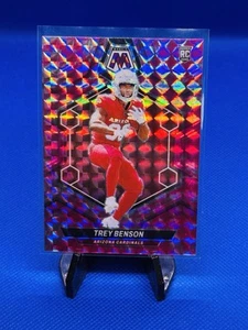 2024 Panini Mosaic - Rookies Trey Benson #360 Pink Camo Mosaic Prizm (RC) - Bild 1 von 2
