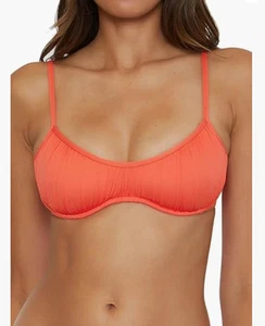 BECCA Women's Standard Color Code Underwire Shirred Bikini Top Swim Size L 00774 - Picture 1 of 4