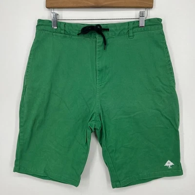 LRG Chino Shorts Men's Size 32 Green Lifted Research Group Vtg Y2K Skate 10" - Image 1 of 4