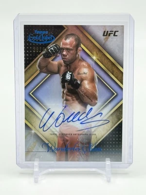 2024 Topps UFC Gold Label WANDERLEI SILVA Golden Greats Auto #39/99 - Image 1 of 2
