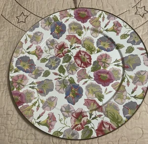 mackenzie childs serving platter 16” Floral Design Excellent Condition - Picture 1 of 5