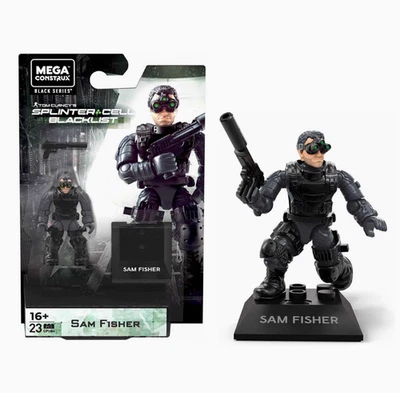 Mega Construx Bloks Splinter Cell Blackliet Season 7 CPH84 Sam Fisher Figure Set - Image 1 of 2
