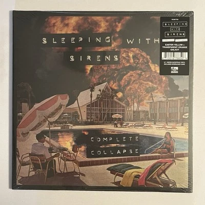 SLEEPING WITH SIRENS - Complete Collapse - YELLOW & ORANGE VINYL LP - NEW SEALED - Image 1 of 3
