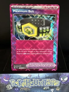 Pokemon Card Maximum Belt 154/162 Temporal Forces ACE Spec NM - Foto 1 di 2