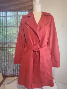 Impermeable rojo grande para mujer - Imagen 1 de 8