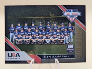 2020 USA Baseball Stars & Stripes 18 U Checklist Retail #28 Crow-Armstrong/Abel - Picture 1 of 2