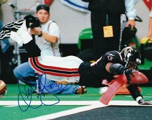 JAMAL ANDERSON ATLANTA FALCONS ACTION SIGNED 8x10 - Picture 1 of 1
