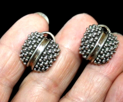 Pendientes traseros Omega MICHAEL DAWKINS de ley y detalles de 14K Foto 1 de 4