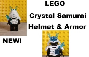 LEGO Samurai Armor Shoulder Pads CRYSTAL Skull Neck Protector Helmet Chest Pad - Picture 1 of 1