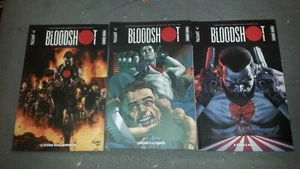 BLOODSHOT 1 2 3 - SWIERCZYNSKI-KITSON-GAUDIANO (Harbinger) - VALIANT PANINI -VL5 - Picture 1 of 2