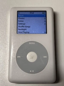 Apple iPod classic 4. Generation 4g weiß photo (20GB) A1099 Retro Händler - Bild 1 von 5