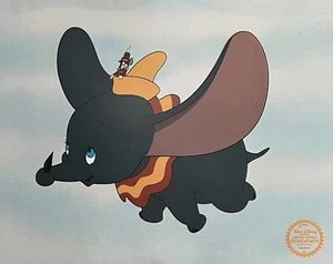 WALT DISNEY DUMBO Sericel Animation Cel Limited Edition Art 11" x 14" - Picture 1 of 6