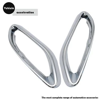 Bumper Trim Chrome LH+RH For Mercedes-Benz 2019-2022 A220 2018 E400 2021 E350 US - Image 1 of 4